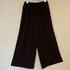 WAYF Wide Leg Crop Elastic Waist Flood Pants